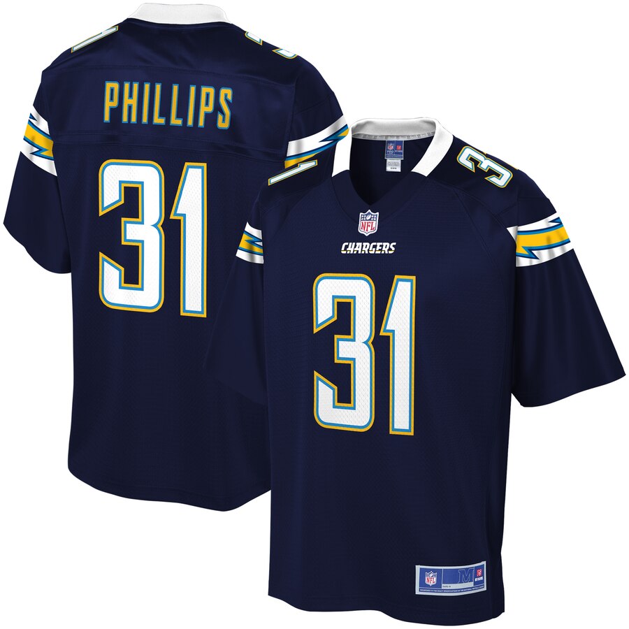 Men's Los Angeles Chargers Adrian Phillips NFL Pro Line Navy Player Jersey