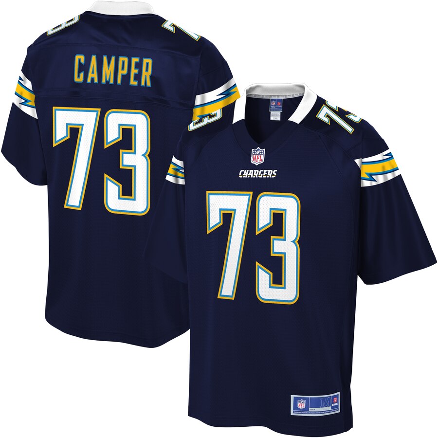 Men's Los Angeles Chargers Blake Camper NFL Pro Line Navy Team Player Jersey