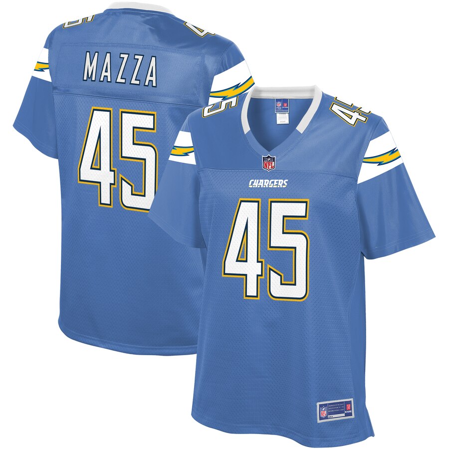 Women's Los Angeles Chargers Cole Mazza NFL Pro Line Powder Blue Alternate Team Player Jersey