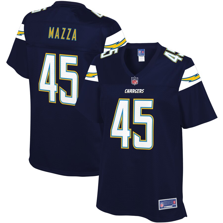 Women's Los Angeles Chargers Cole Mazza NFL Pro Line Navy Team Player Jersey