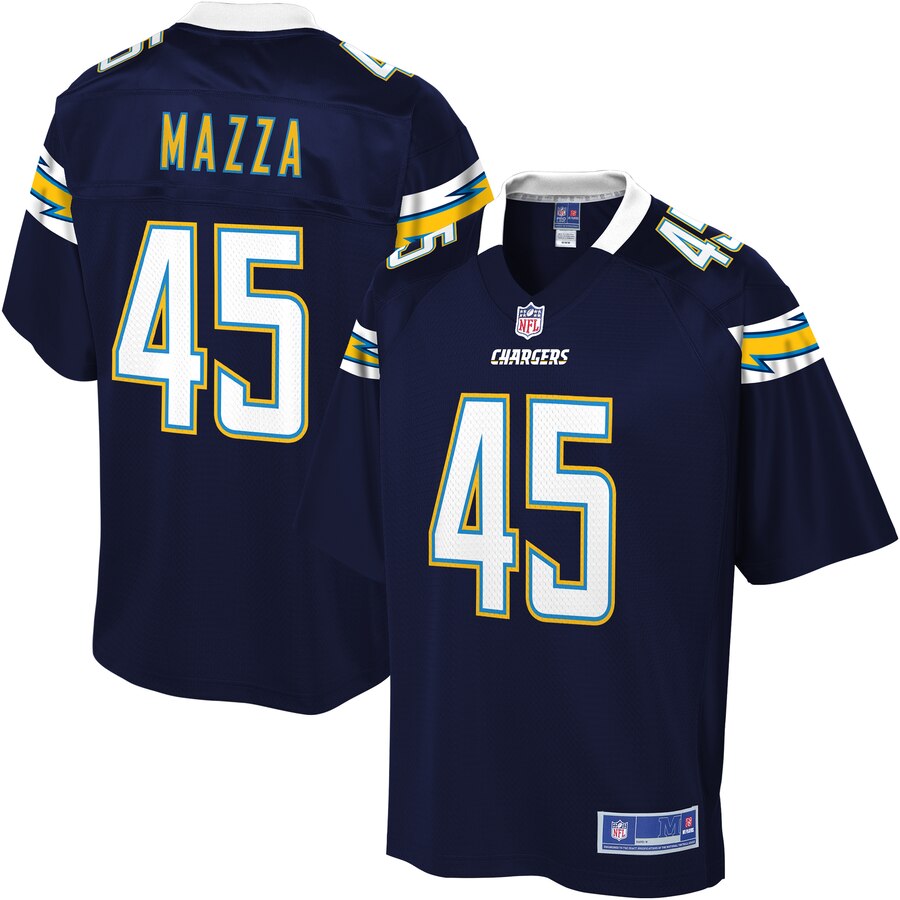 Youth Los Angeles Chargers Cole Mazza NFL Pro Line Navy Team Player Jersey