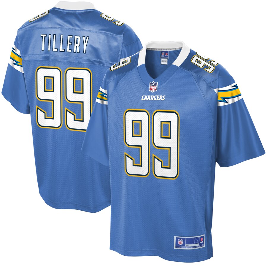 Jerry Tillery Los Angeles Chargers NFL Pro Line Game Jersey