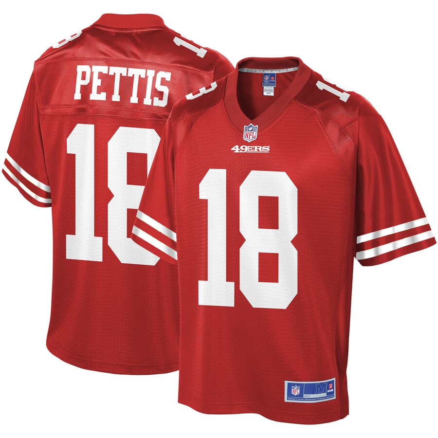 Men's San Francisco 49ers Dante Pettis NFL Pro Line Scarlet Team Player Jersey