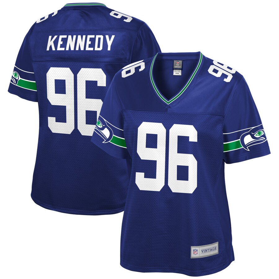 Women's Seattle Seahawks Cortez Kennedy NFL Pro Line Royal Retired Player Jersey