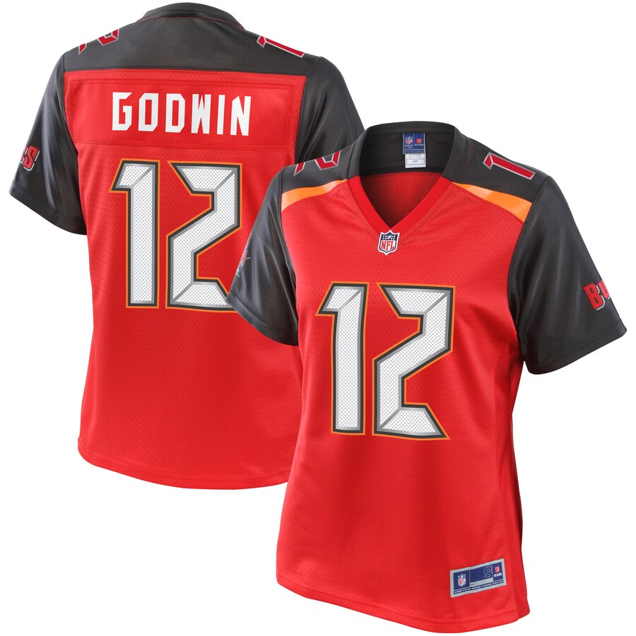 Women's Tampa Bay Buccaneers Chris Godwin NFL Pro Line Red Team Color Player Jersey