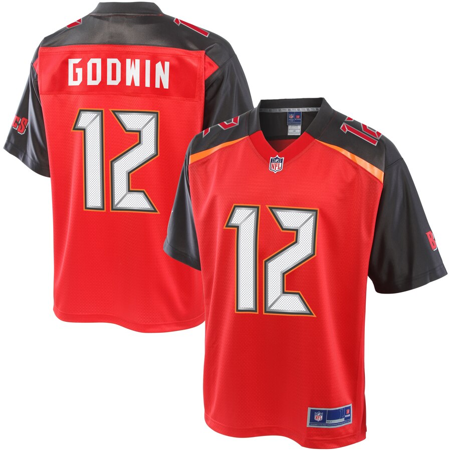 Youth Tampa Bay Buccaneers Chris Godwin NFL Pro Line Red Team Color Player Jersey