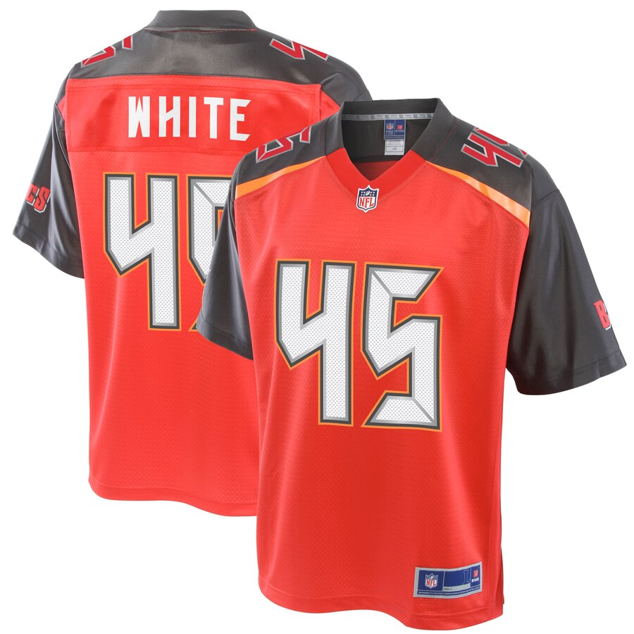 Youth Tampa Bay Buccaneers Devin White NFL Pro Line Red Player Jersey