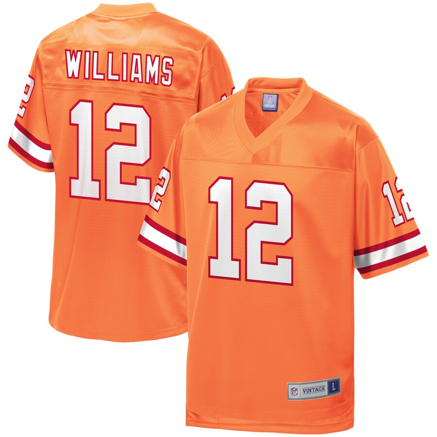 Men's Tampa Bay Buccaneers Doug Williams NFL Pro Line Orange Retired Player Team Jersey