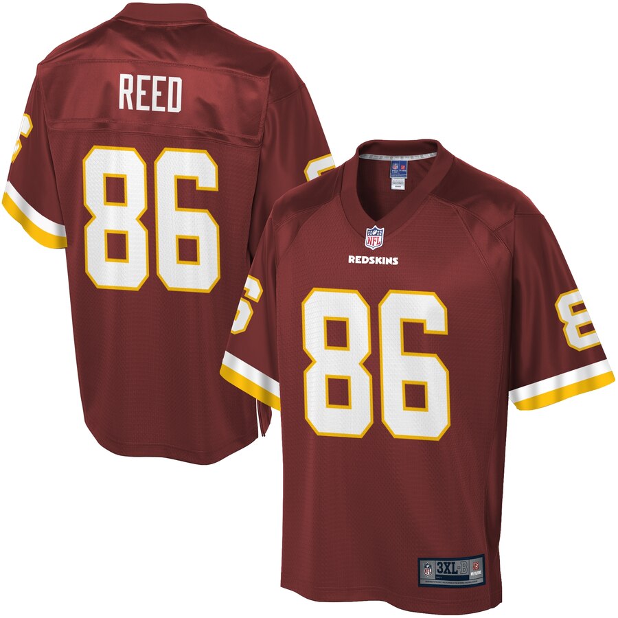 Men's Washington Redskins Jordan Reed NFL Pro Line Burgundy Big & Tall Team Color Jersey