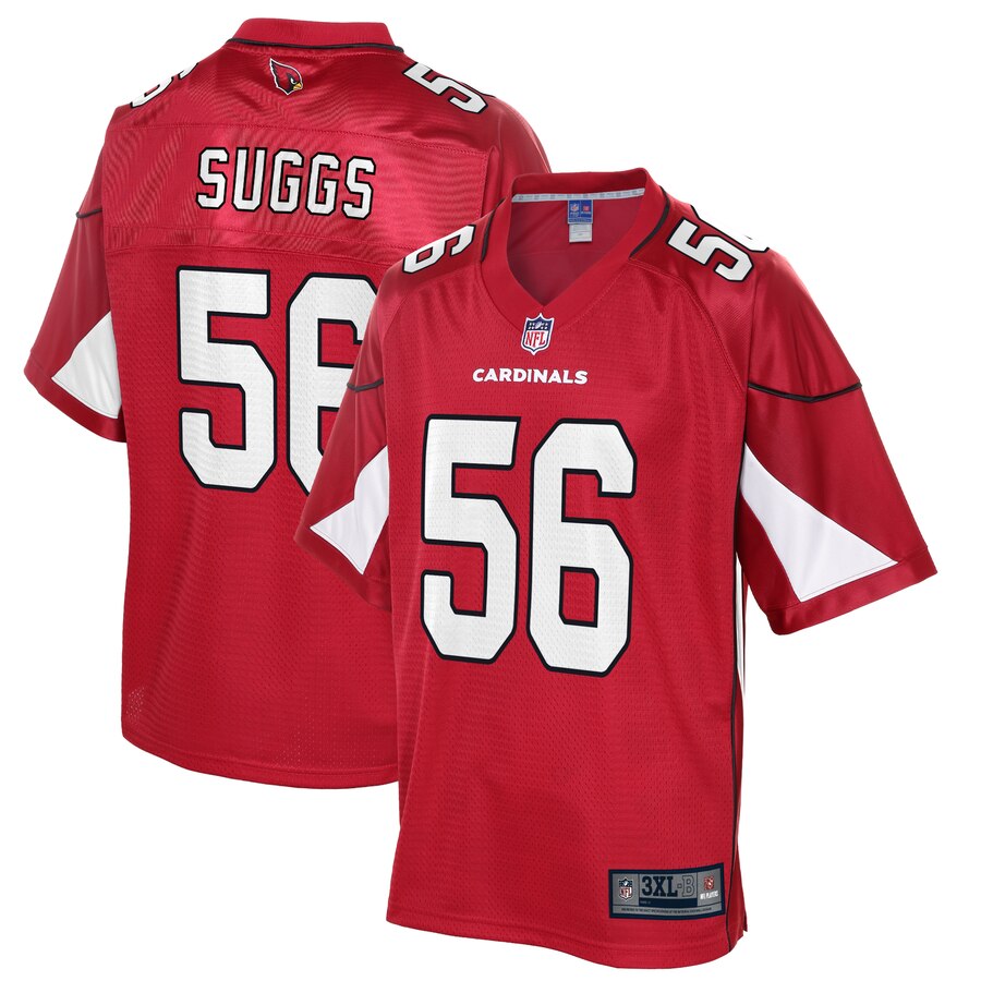 Men's Arizona Cardinals Terrell Suggs NFL Pro Line Cardinal Big & Tall Team Player Jersey