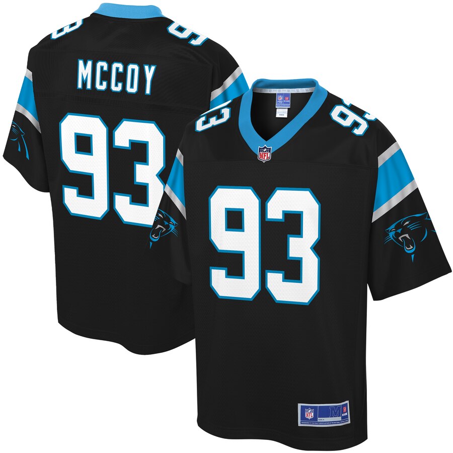 Men's Carolina Panthers Gerald McCoy NFL Pro Line Black Player Jersey