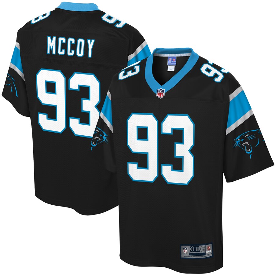 Men's Carolina Panthers Gerald McCoy NFL Pro Line Black Big & Tall Player Jersey