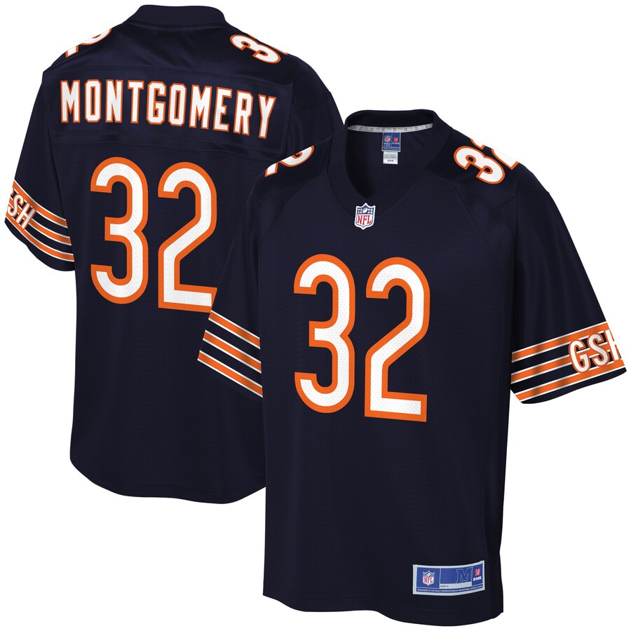 Youth Chicago Bears David Montgomery NFL Pro Line Navy Team Player Jersey