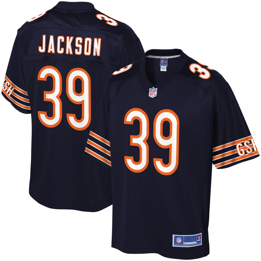 Youth Chicago Bears Eddie Jackson NFL Pro Line Navy Player Jersey