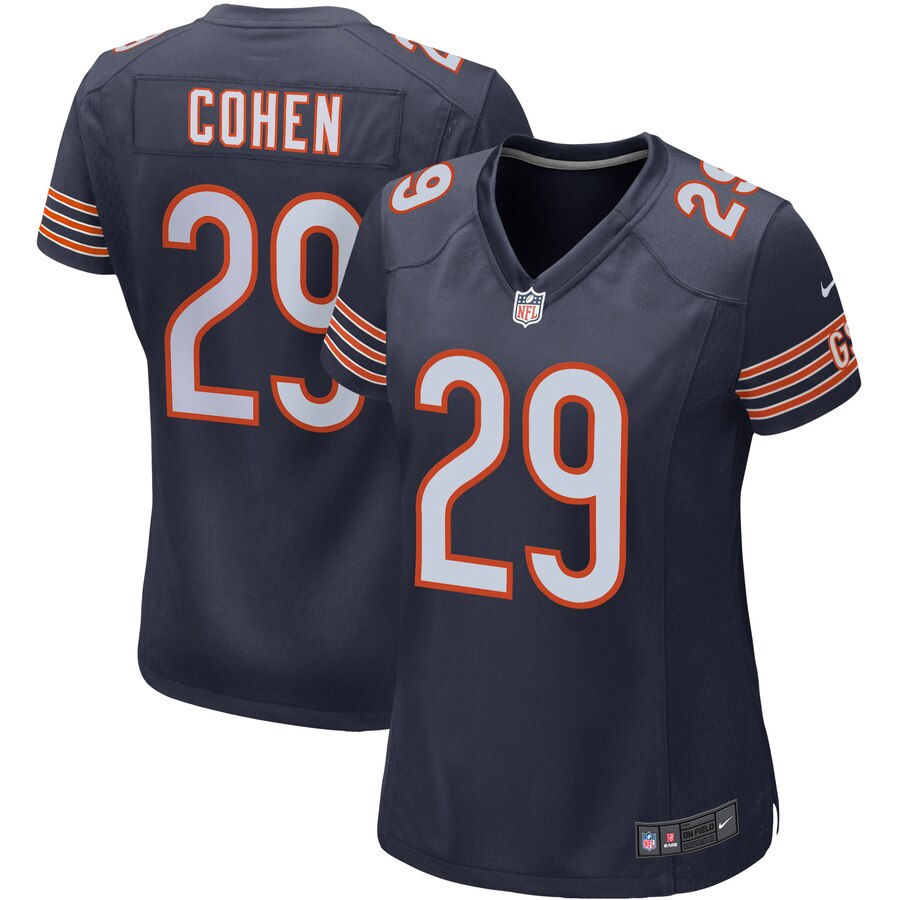 Women's Chicago Bears Tarik Cohen Nike Navy Game Jersey