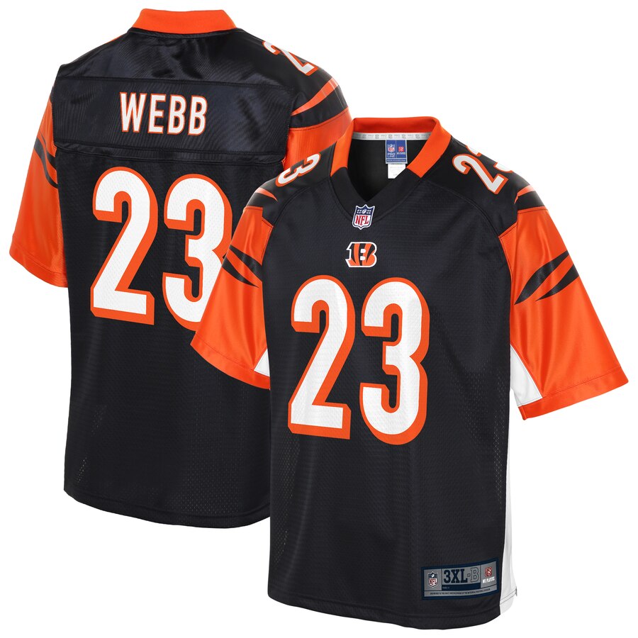 Men's Cincinnati Bengals B.W. Webb NFL Pro Line Black Big & Tall Player Jersey