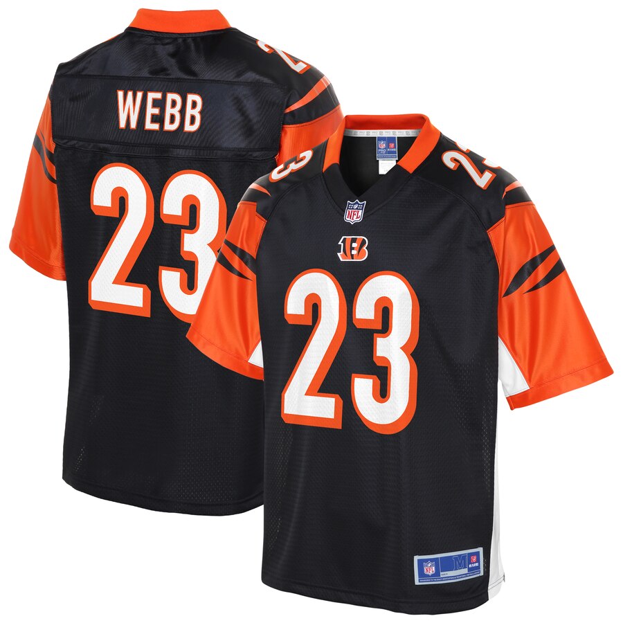 Men's Cincinnati Bengals B.W. Webb NFL Pro Line Black Player Jersey