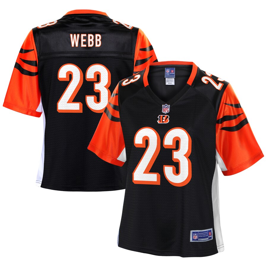 Women's Cincinnati Bengals B.W. Webb NFL Pro Line Black Player Jersey