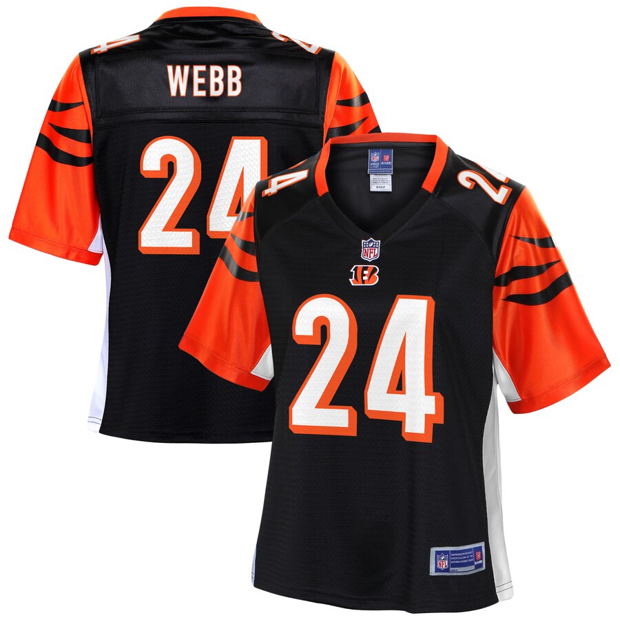 Women's Cincinnati Bengals B.W. Webb NFL Pro Line Black Team Player Jersey