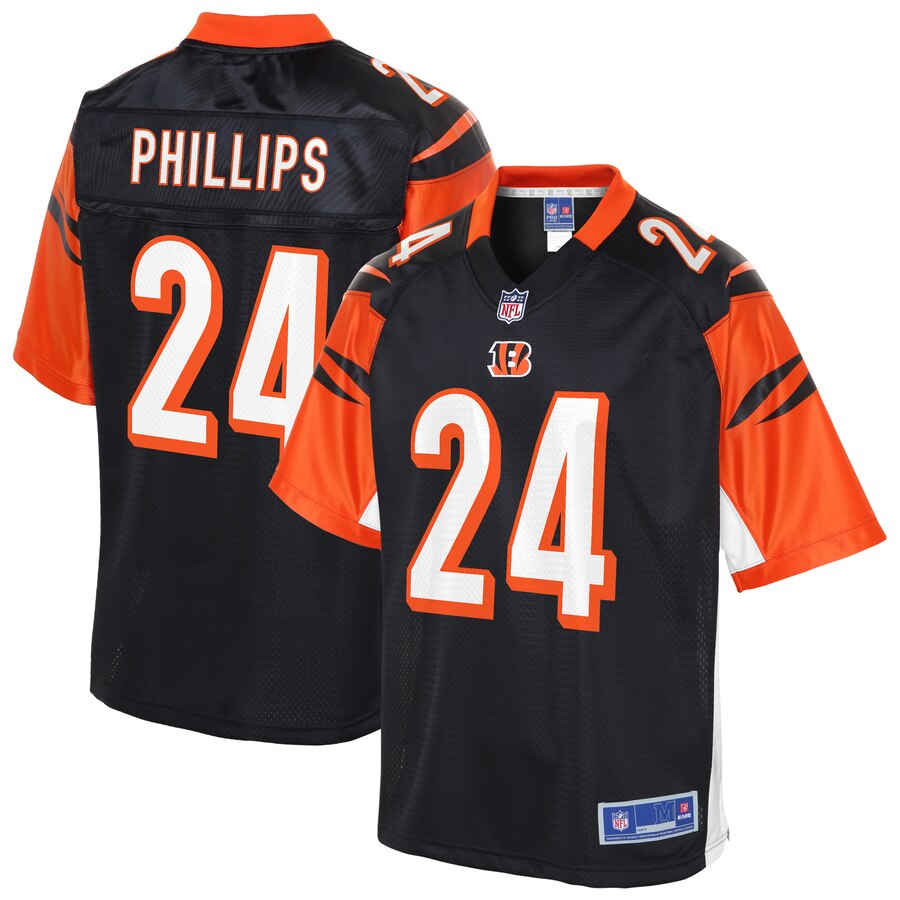 Men's Cincinnati Bengals Darius Phillips NFL Pro Line Black Primary Player Jersey