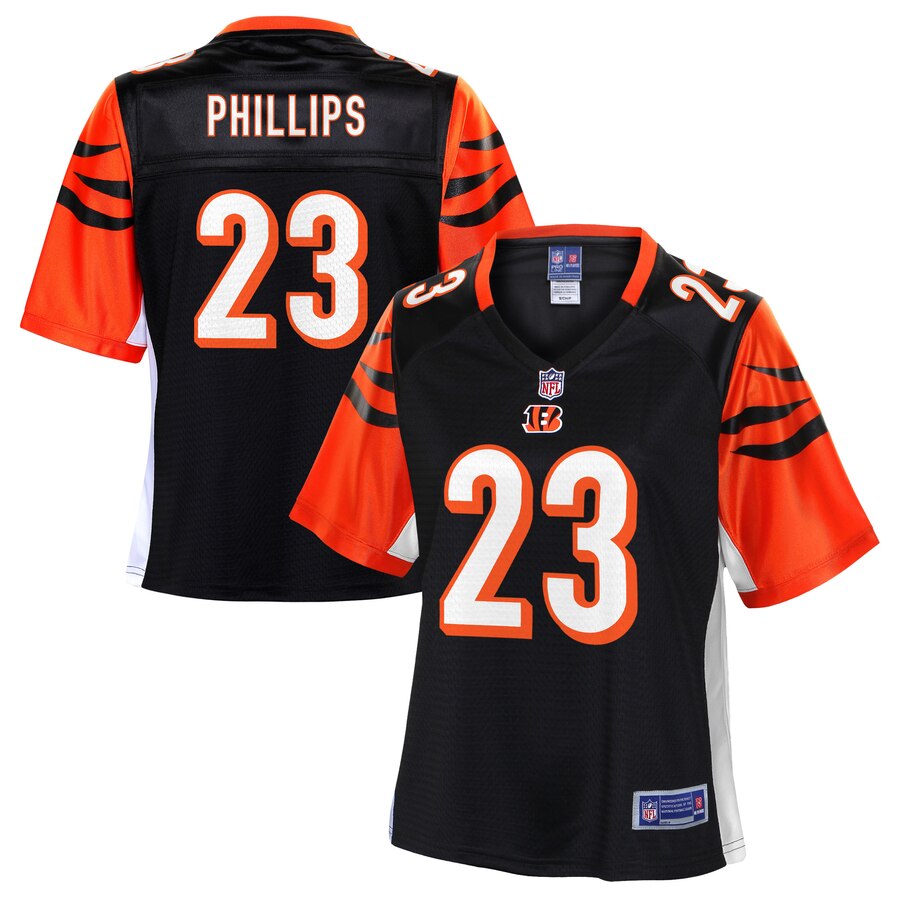 Women's Cincinnati Bengals Darius Phillips NFL Pro Line Black Player Jersey