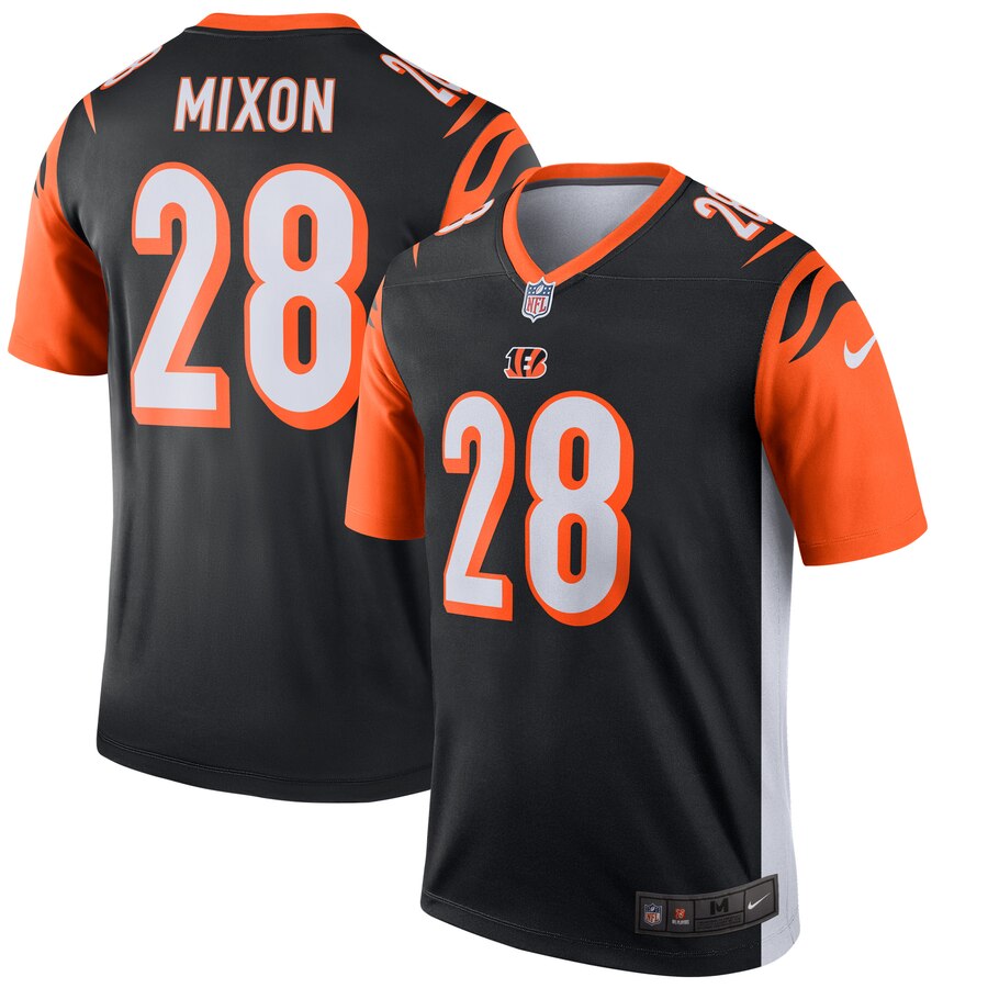 Men's Cincinnati Bengals Joe Mixon Nike Black Legend Jersey