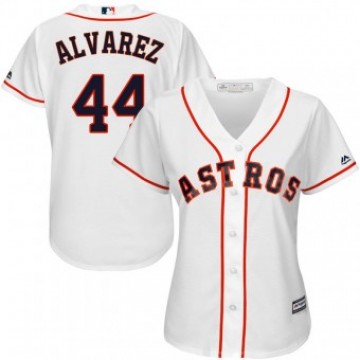 White Yordan Alvarez Jersey Houston Astros Majestic Home Cool Base Jerseys