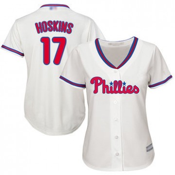 Rhys Hoskins Jersey Cream Phillies Alternate Women