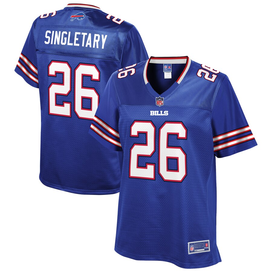 Women's Buffalo Bills Devin Singletary NFL Pro Line Royal Team Color Player Jersey