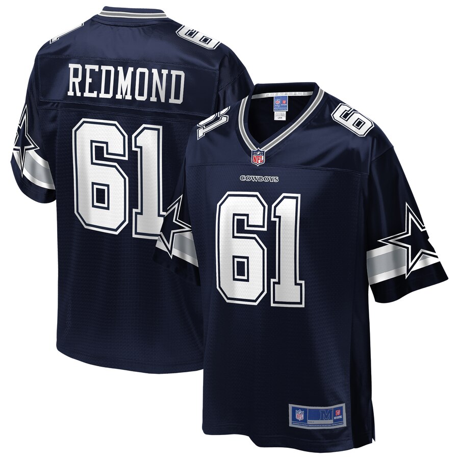 Men's Dallas Cowboys Adam Redmond NFL Pro Line Navy Team Player Jersey