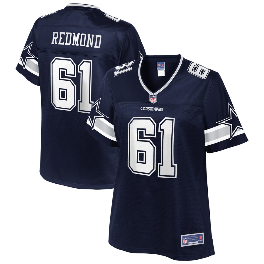 Women's Dallas Cowboys Adam Redmond NFL Pro Line Navy Team Player Jersey