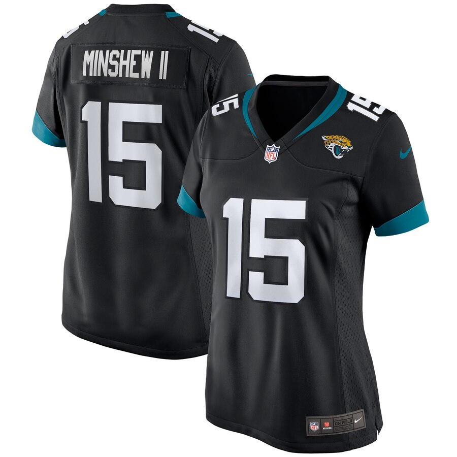 Women's Jacksonville Jaguars Gardner Minshew II Nike Black Game Jersey