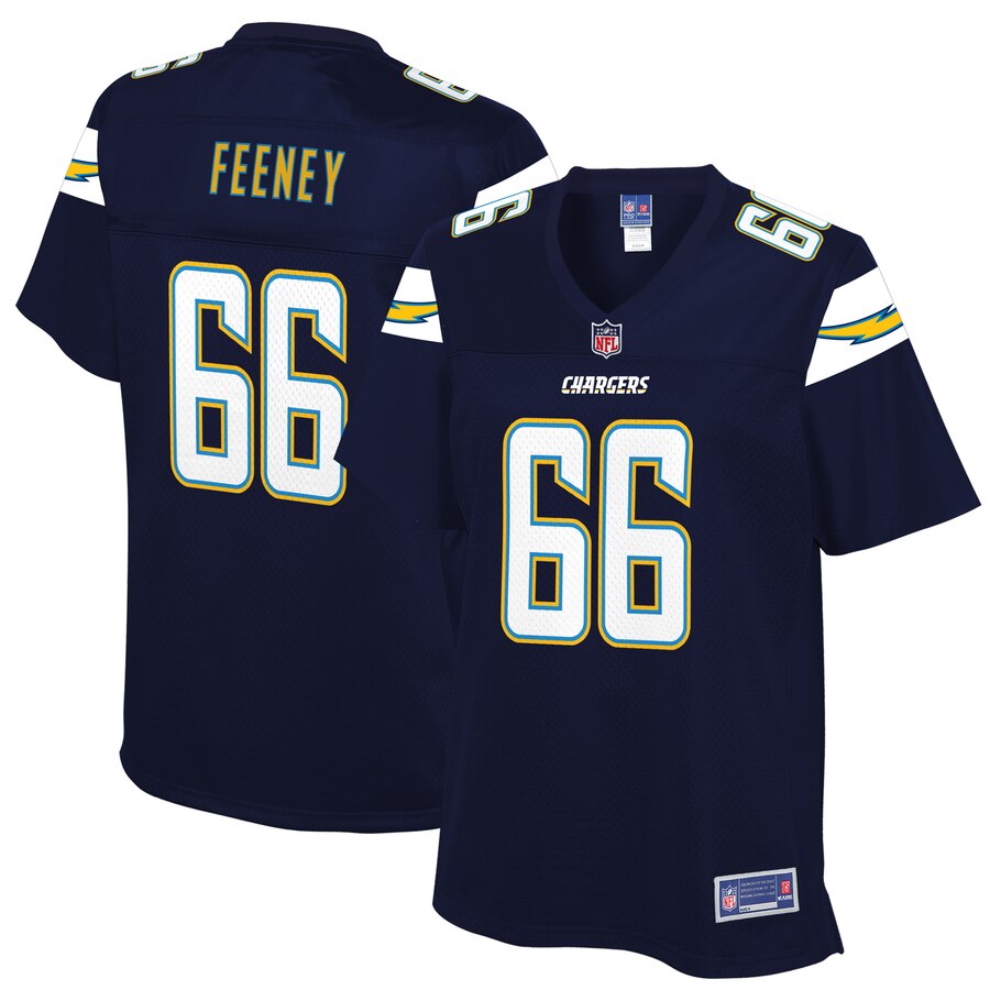 Women's Los Angeles Chargers Dan Feeney NFL Pro Line Navy Team Color Player Jersey