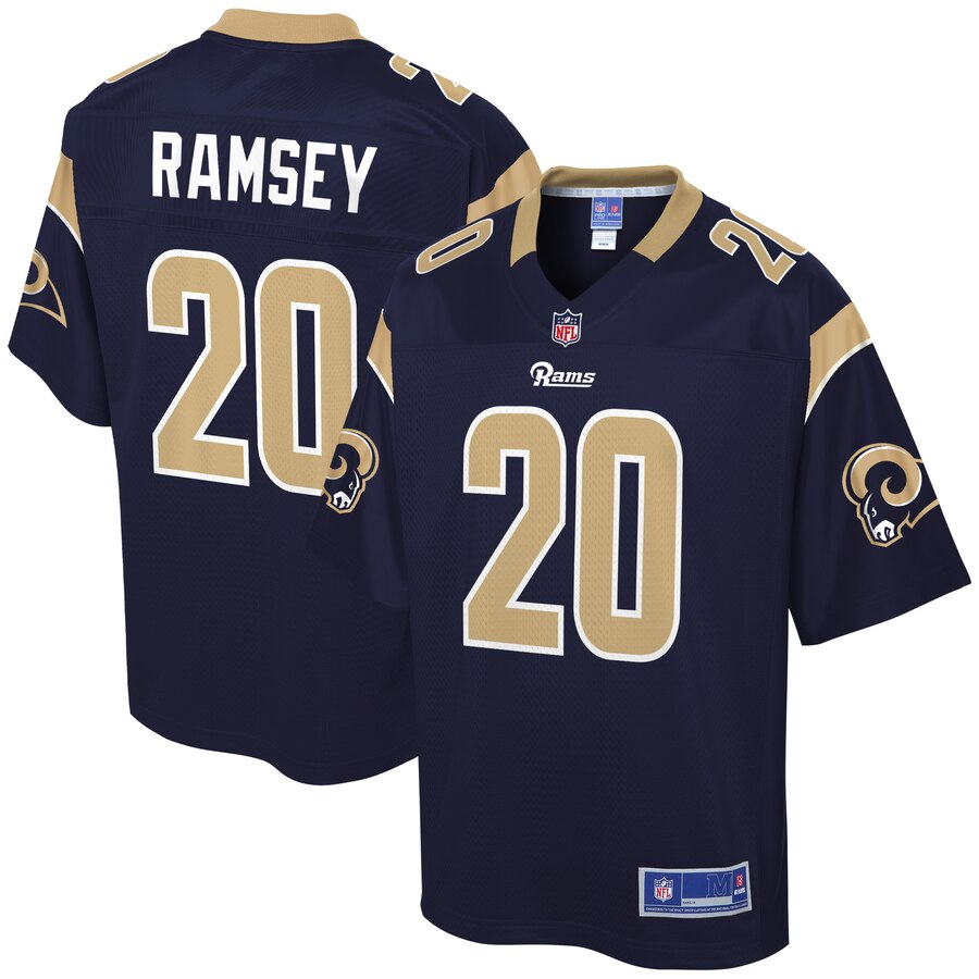 Men's Los Angeles Rams Jalen Ramsey NFL Pro Line Navy Player Jersey