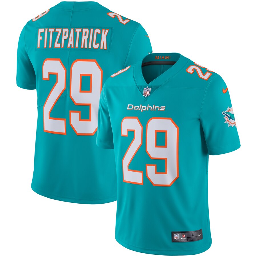 Men's Miami Dolphins Minkah Fitzpatrick Nike Aqua Vapor Limited Jersey