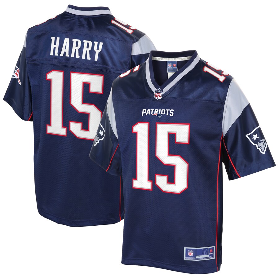 Men's New England Patriots N'Keal Harry NFL Pro Line Navy Player Jersey