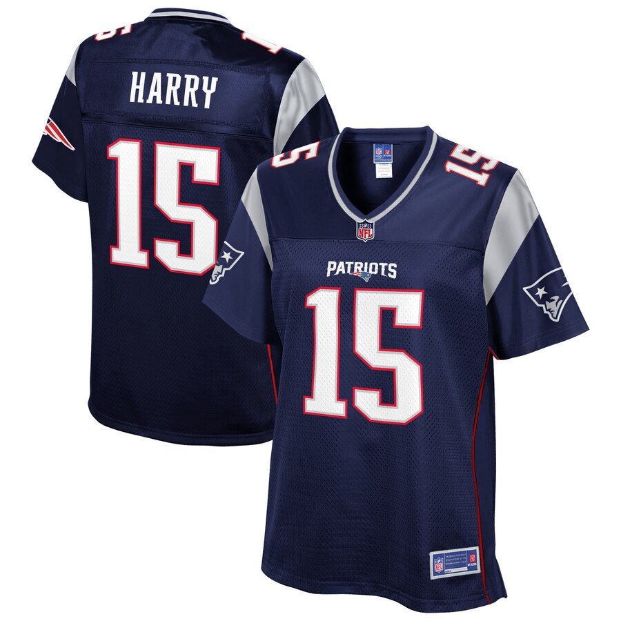 Women's New England Patriots N'Keal Harry NFL Pro Line Navy Player Jersey