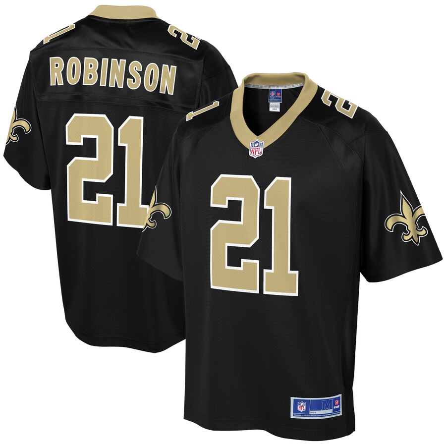 Men's New Orleans Saints Patrick Robinson NFL Pro Line Black Player Jersey