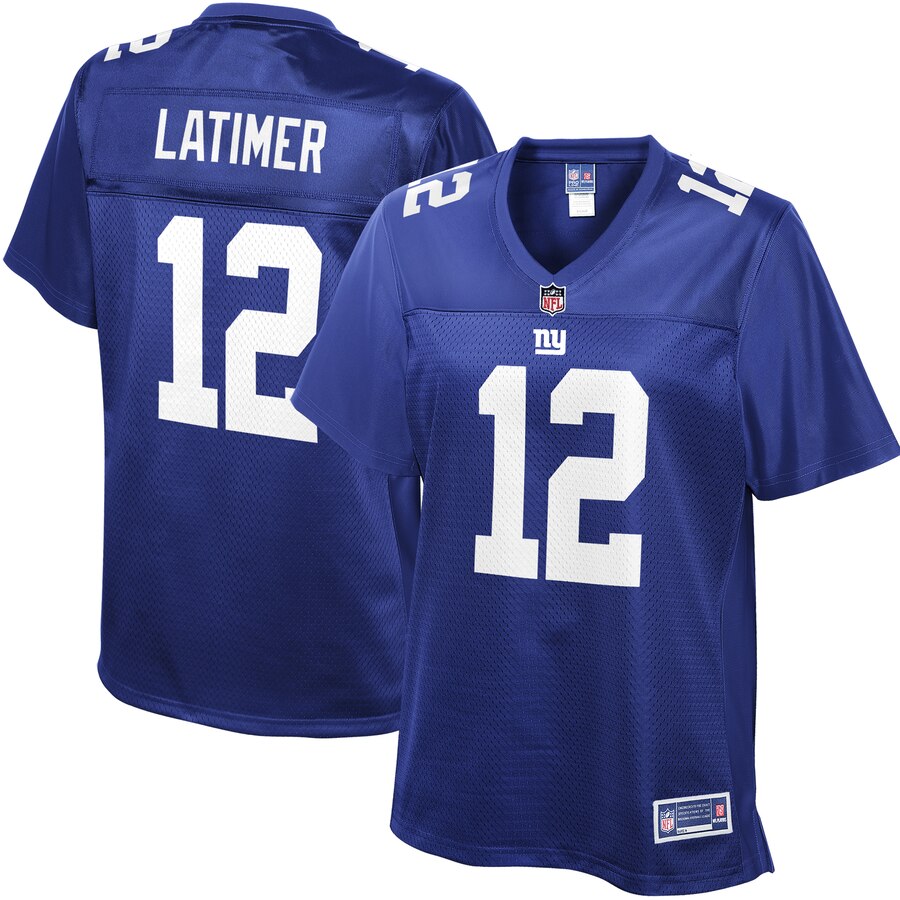 Women's New York Giants Cody Latimer NFL Pro Line Royal Player Jersey