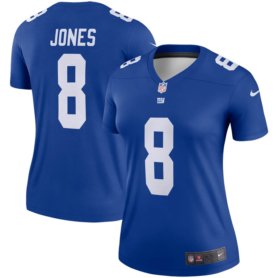 Women's New York Giants Daniel Jones Nike Royal Legend Jersey