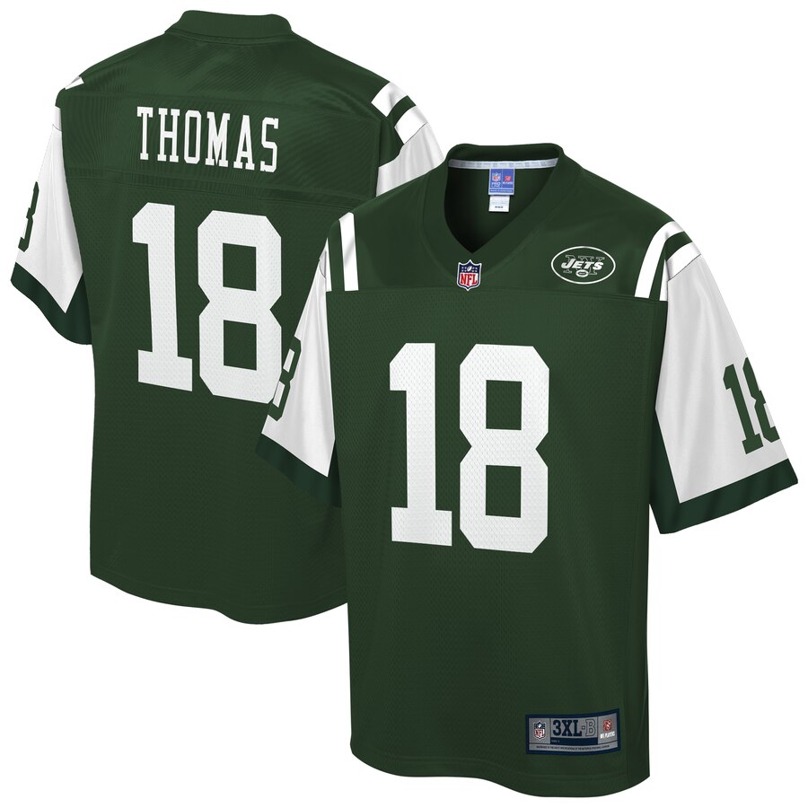 Men's New York Jets Demaryius Thomas NFL Pro Line Gotham Green Big & Tall Player Jersey