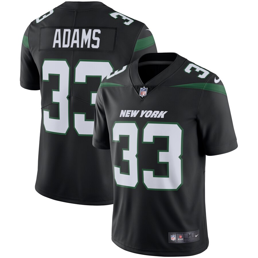 Men's New York Jets Jamal Adams Nike Stealth Black Vapor Limited Jersey