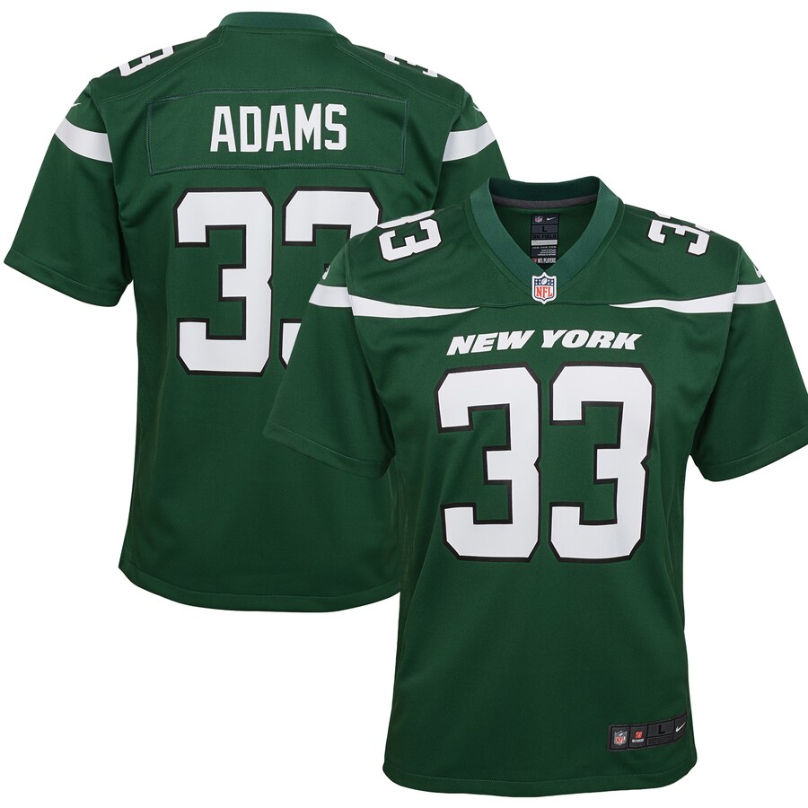 Youth New York Jets Jamal Adams Nike Gotham Green Game Jersey