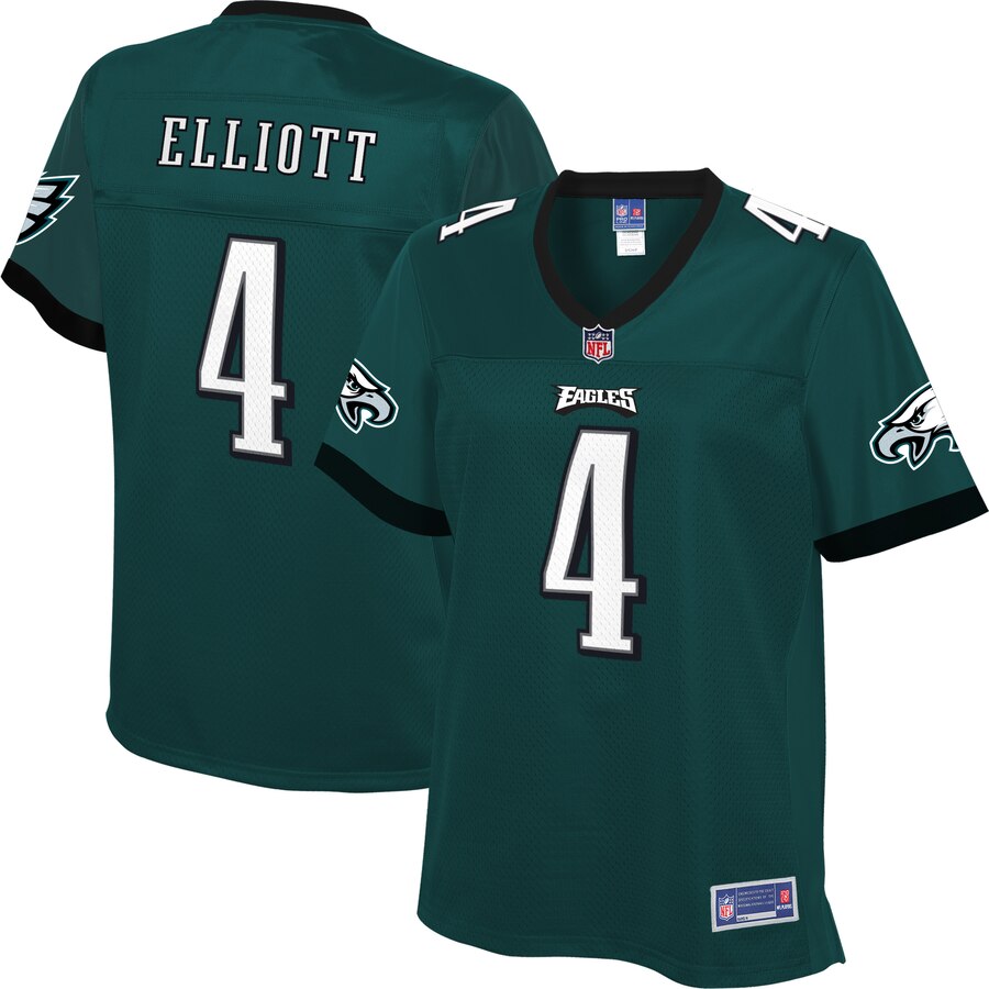 Women's Philadelphia Eagles Jake Elliott NFL Pro Line Midnight Green Player Jersey