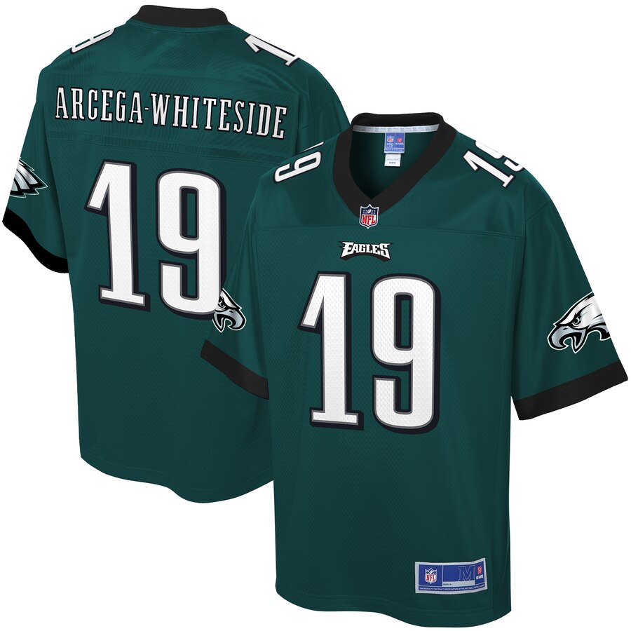 Men's Philadelphia Eagles JJ Arcega-Whiteside NFL Pro Line Midnight Green Player Jersey