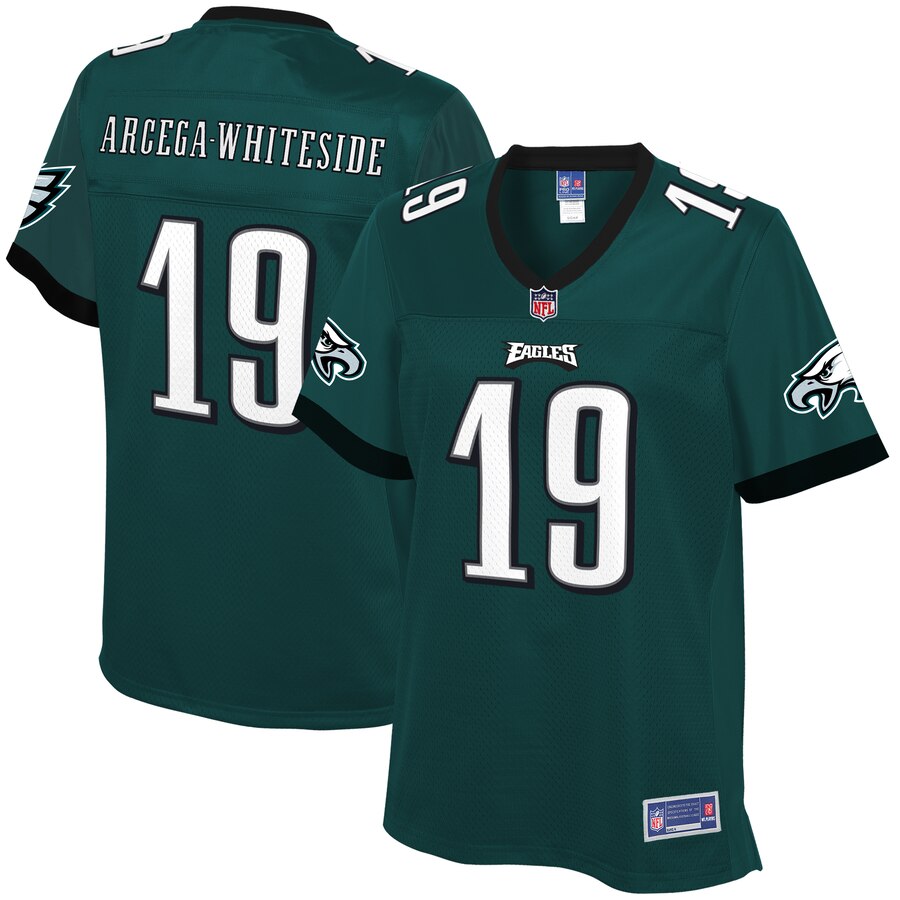 Women's Philadelphia Eagles JJ Arcega-Whiteside NFL Pro Line Midnight Green Player Jersey