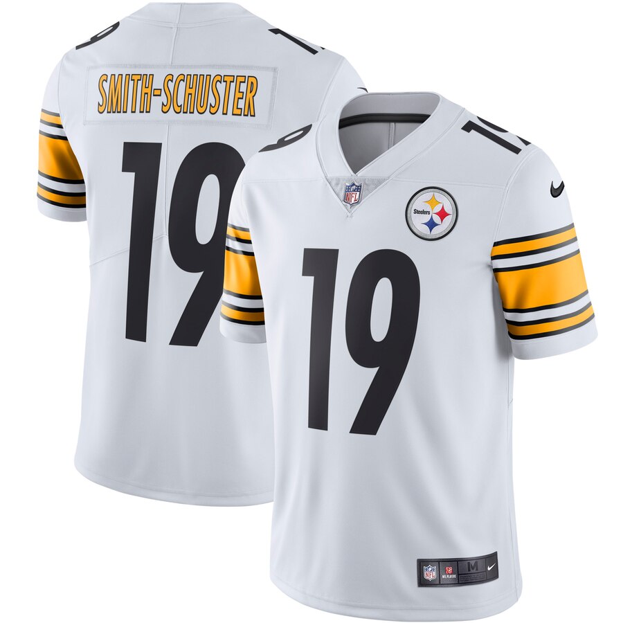 Men's Pittsburgh Steelers JuJu Smith-Schuster Nike White Vapor Limited Jersey