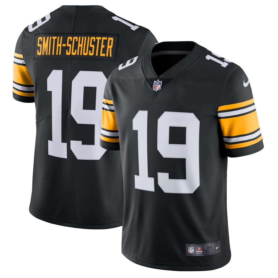 Men's Pittsburgh Steelers JuJu Smith-Schuster Nike Black Alternate Vapor Untouchable Limited Jersey