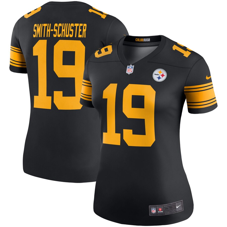 Women's Pittsburgh Steelers Nike Black Color Rush Legend Jersey