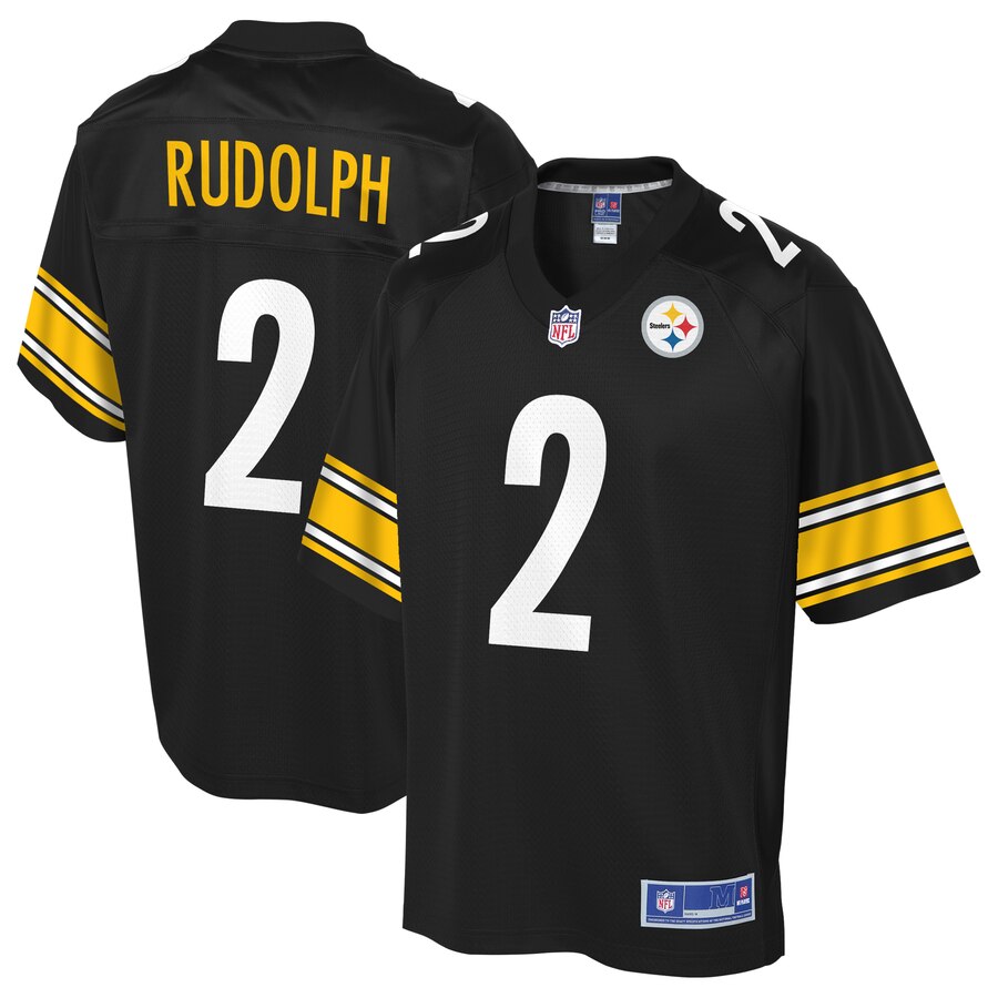 Men's Pittsburgh Steelers Mason Rudolph NFL Pro Line Black Player Jersey